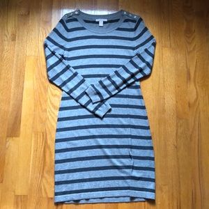 Banana Republic Striped Sweater Dress